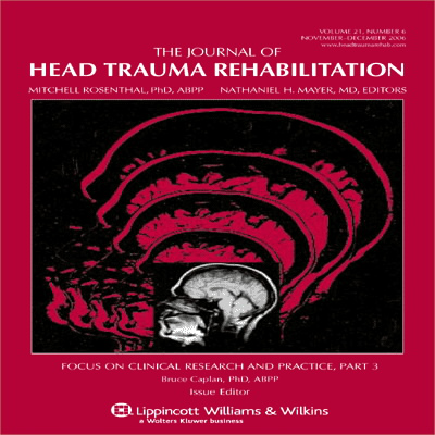 Journal of Head Trauma Rehabilitation