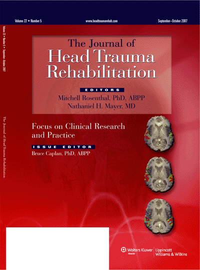 Journal of Head Trauma Rehabilitation