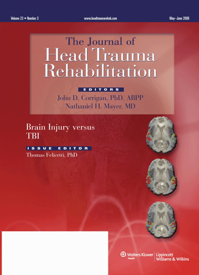 Journal of Head Trauma Rehabilitation