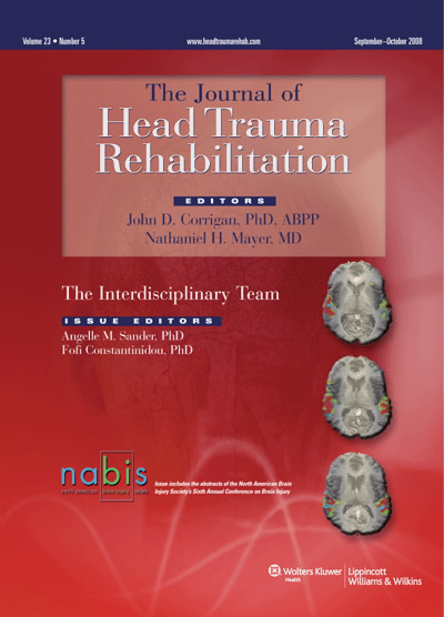 Journal of Head Trauma Rehabilitation