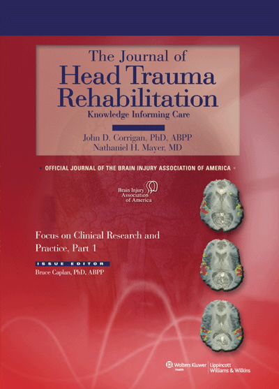 Journal of Head Trauma Rehabilitation