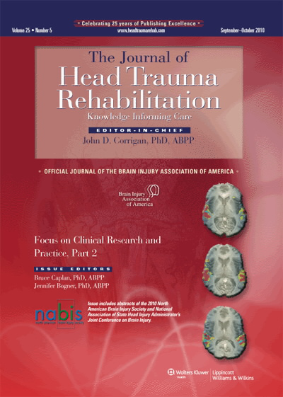 Journal of Head Trauma Rehabilitation