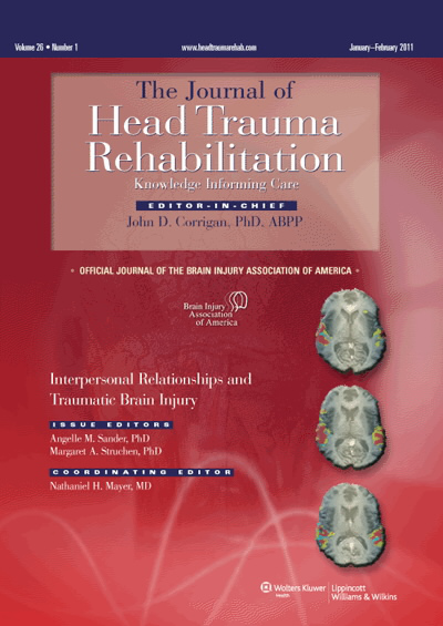 Journal of Head Trauma Rehabilitation