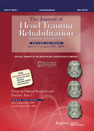 Journal of Head Trauma Rehabilitation