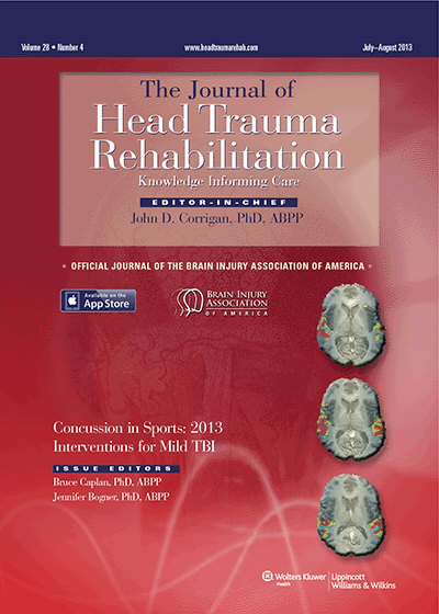 Journal of Head Trauma Rehabilitation