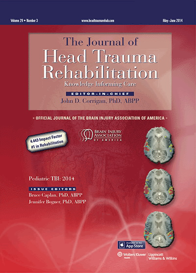 Journal of Head Trauma Rehabilitation