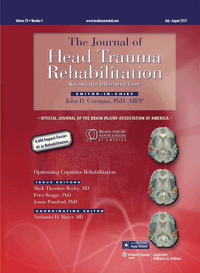 Journal of Head Trauma Rehabilitation