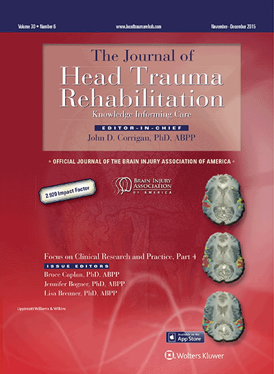 Journal of Head Trauma Rehabilitation
