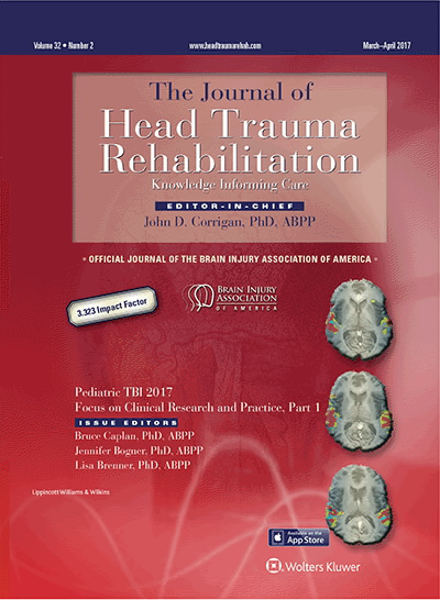 Journal of Head Trauma Rehabilitation