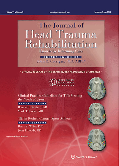 Journal of Head Trauma Rehabilitation