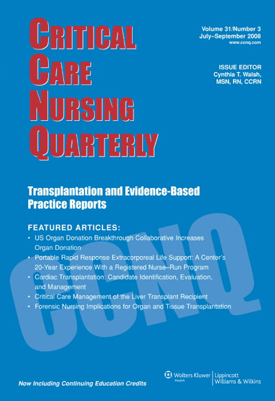 Critical Care Nursing Quarterly  