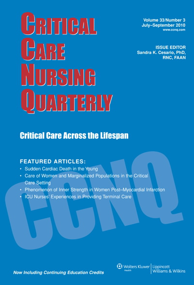 Critical Care Nursing Quarterly  