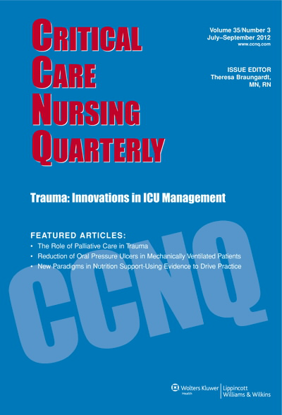 Critical Care Nursing Quarterly  