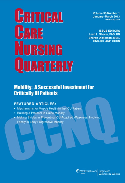 Critical Care Nursing Quarterly  