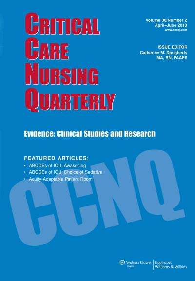 Critical Care Nursing Quarterly  