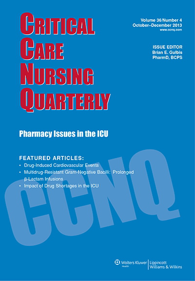 Critical Care Nursing Quarterly  