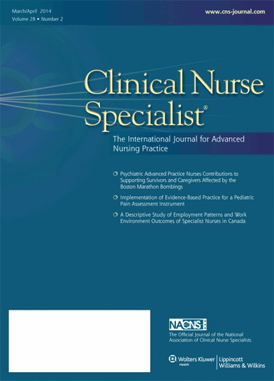 Clinical Nurse Specialist: The Journal for Advanced Nursing Practice