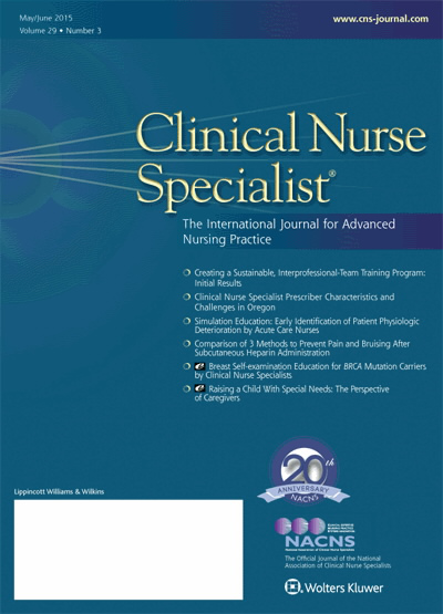 Clinical Nurse Specialist: The Journal for Advanced Nursing Practice