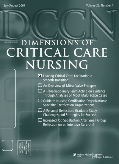 Dimensions of Critical Care Nursing