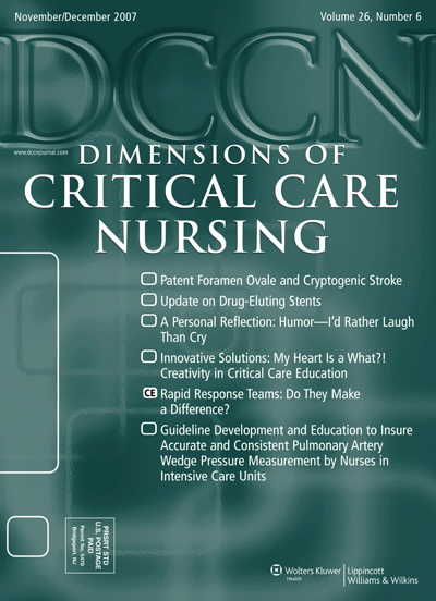 Dimensions of Critical Care Nursing