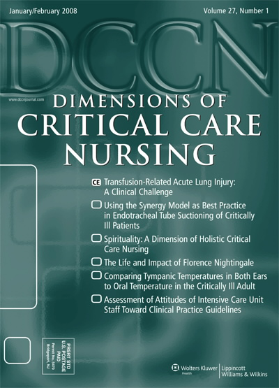 Dimensions of Critical Care Nursing