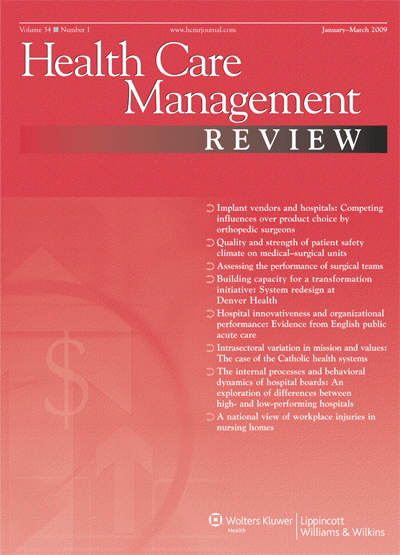 Health Care Management Review