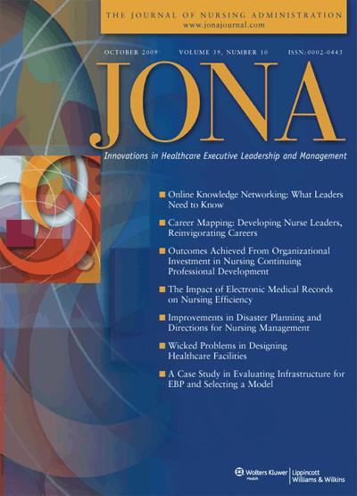 JONA: Journal of Nursing Administration