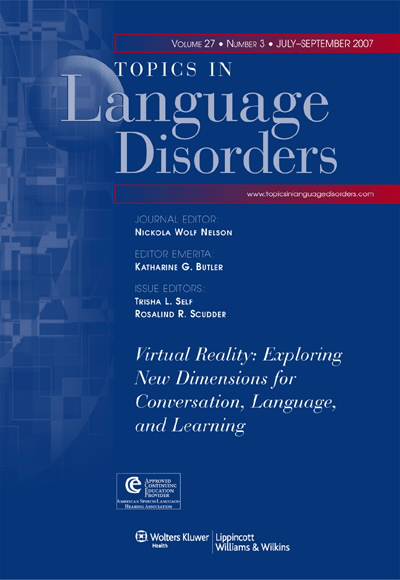 Topics in Language Disorders