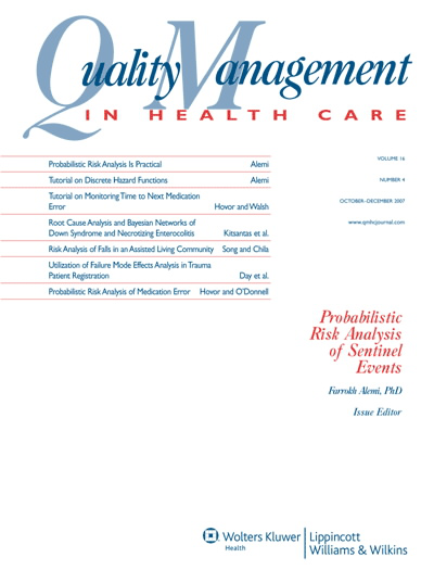 Quality Management in Health Care