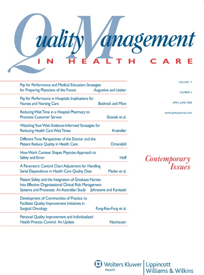 Quality Management in Health Care