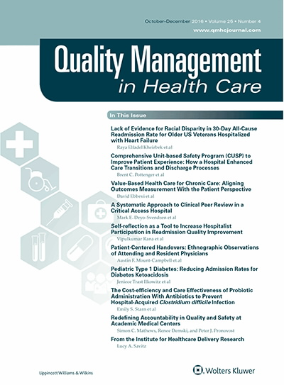 Quality Management in Health Care