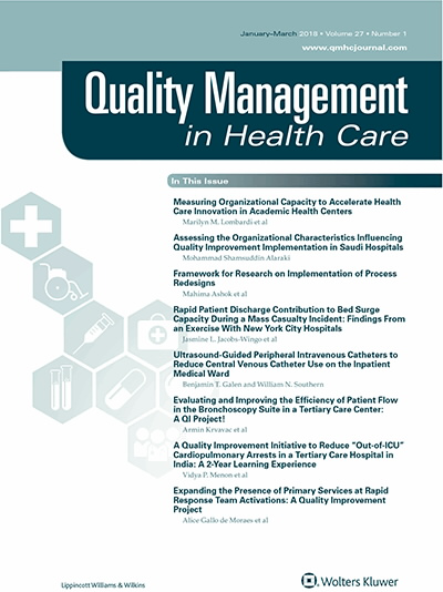 Quality Management in Health Care