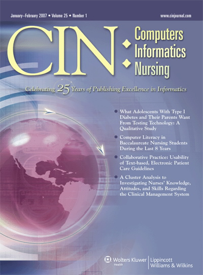 CIN: Computers, Informatics, Nursing