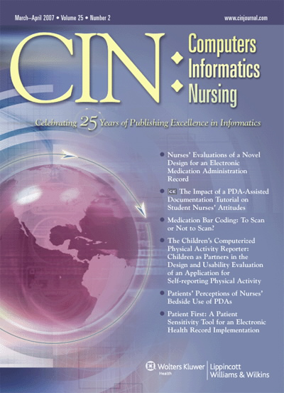 CIN: Computers, Informatics, Nursing