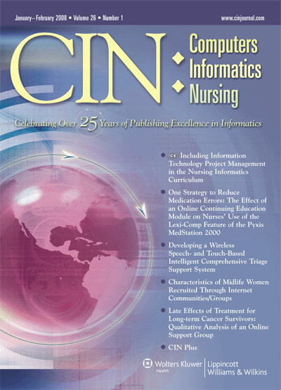 CIN: Computers, Informatics, Nursing