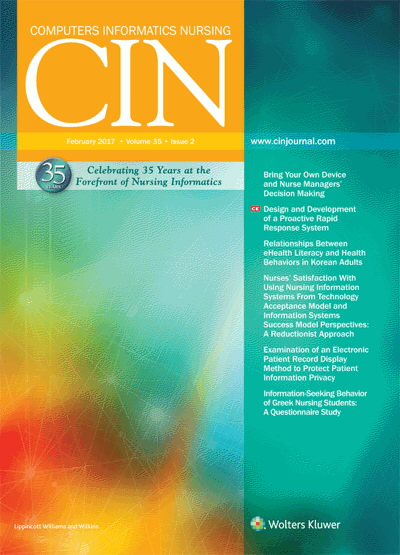 CIN: Computers, Informatics, Nursing