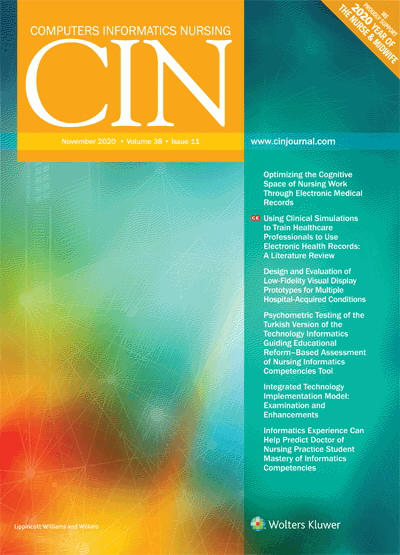 CIN: Computers, Informatics, Nursing