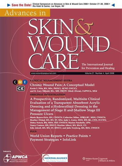 Advances in Skin & Wound Care: The Journal for Prevention and Healing