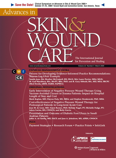 Advances in Skin & Wound Care: The Journal for Prevention and Healing
