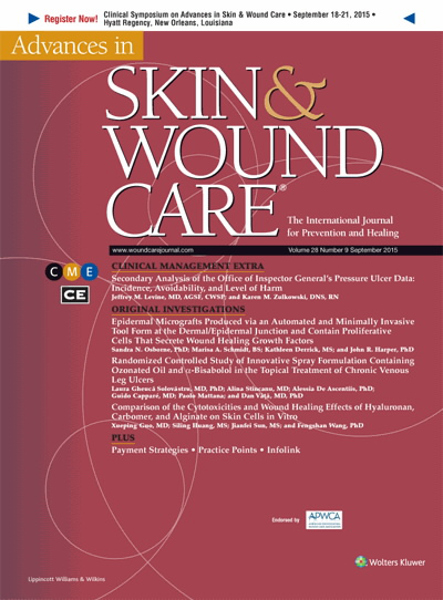 Advances in Skin & Wound Care: The Journal for Prevention and Healing