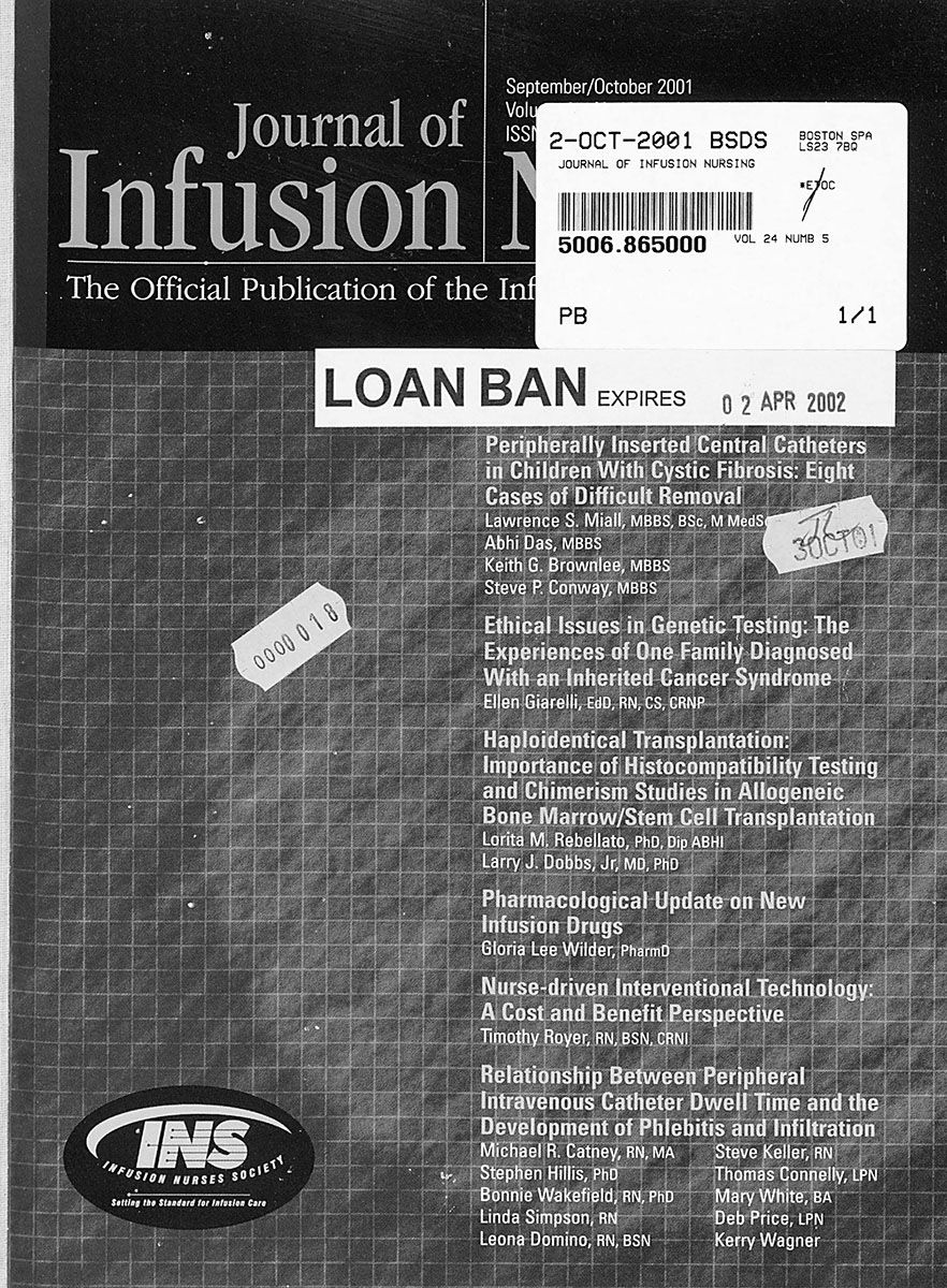 Journal of Infusion Nursing 