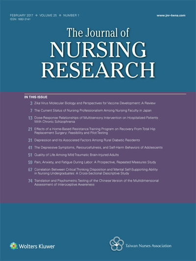 The Journal of Nursing Research