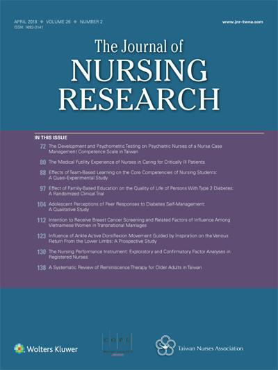 The Journal of Nursing Research