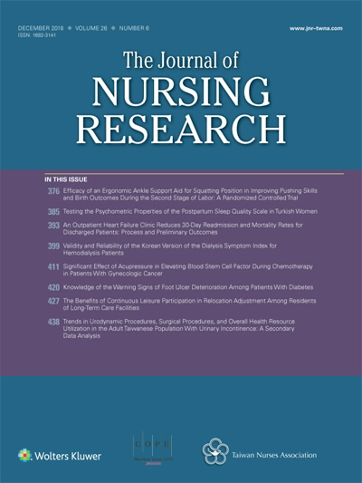 The Journal of Nursing Research