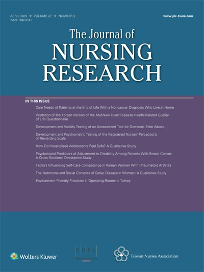 The Journal of Nursing Research