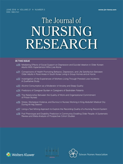 The Journal of Nursing Research