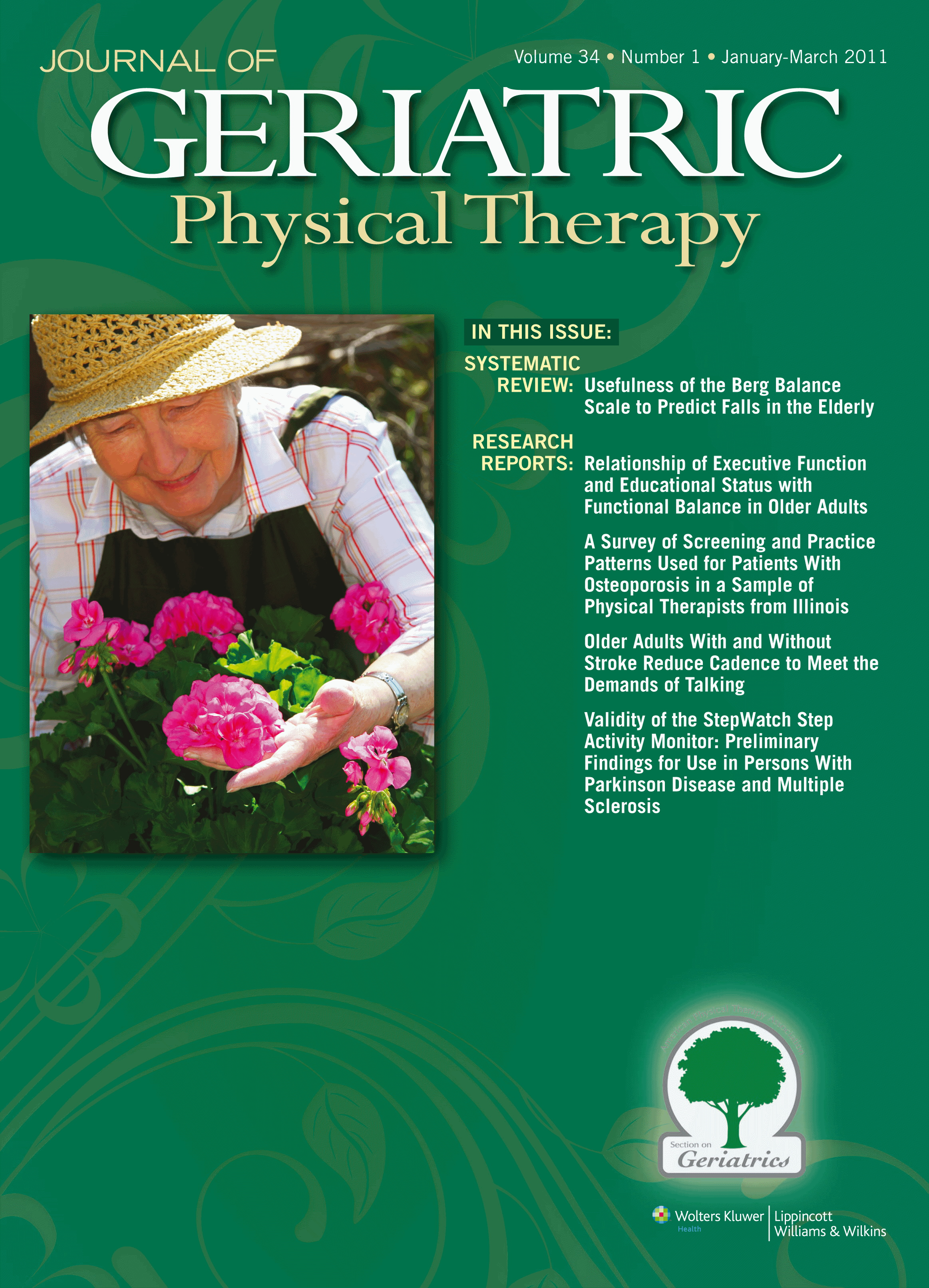 Journal of Geriatric Physical Therapy