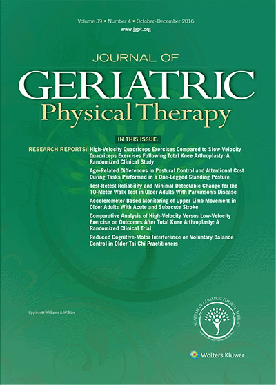 Journal of Geriatric Physical Therapy