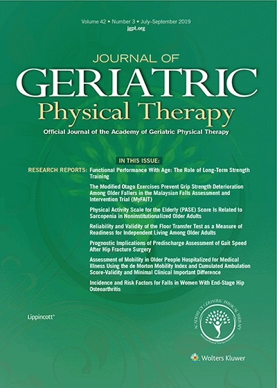 Journal of Geriatric Physical Therapy
