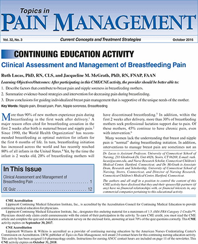 Topics in Pain Management